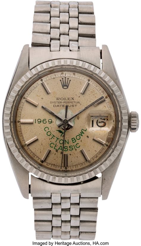 rolex cotton bowl watch